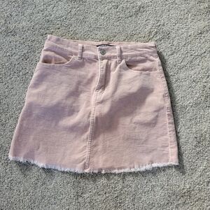 Brandy Melville Cord Mini Skirt Pink S